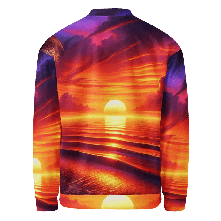 Sunset Serenade Bomber Jacket | AI Design product image (2)