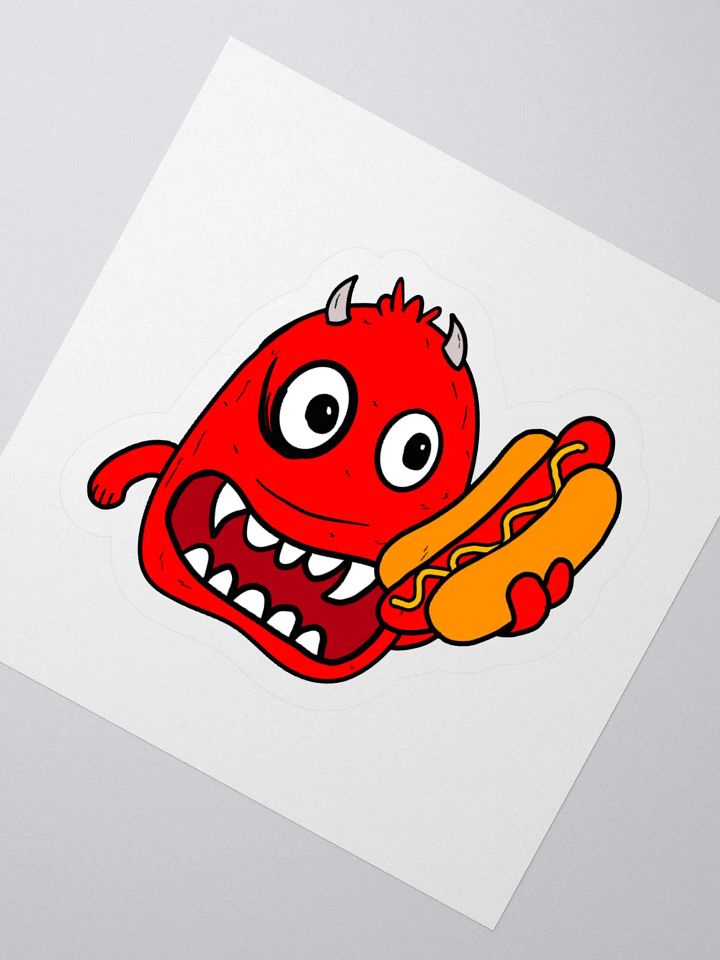 Hot Dog Devil Kiss Cut Stickers product image (6)