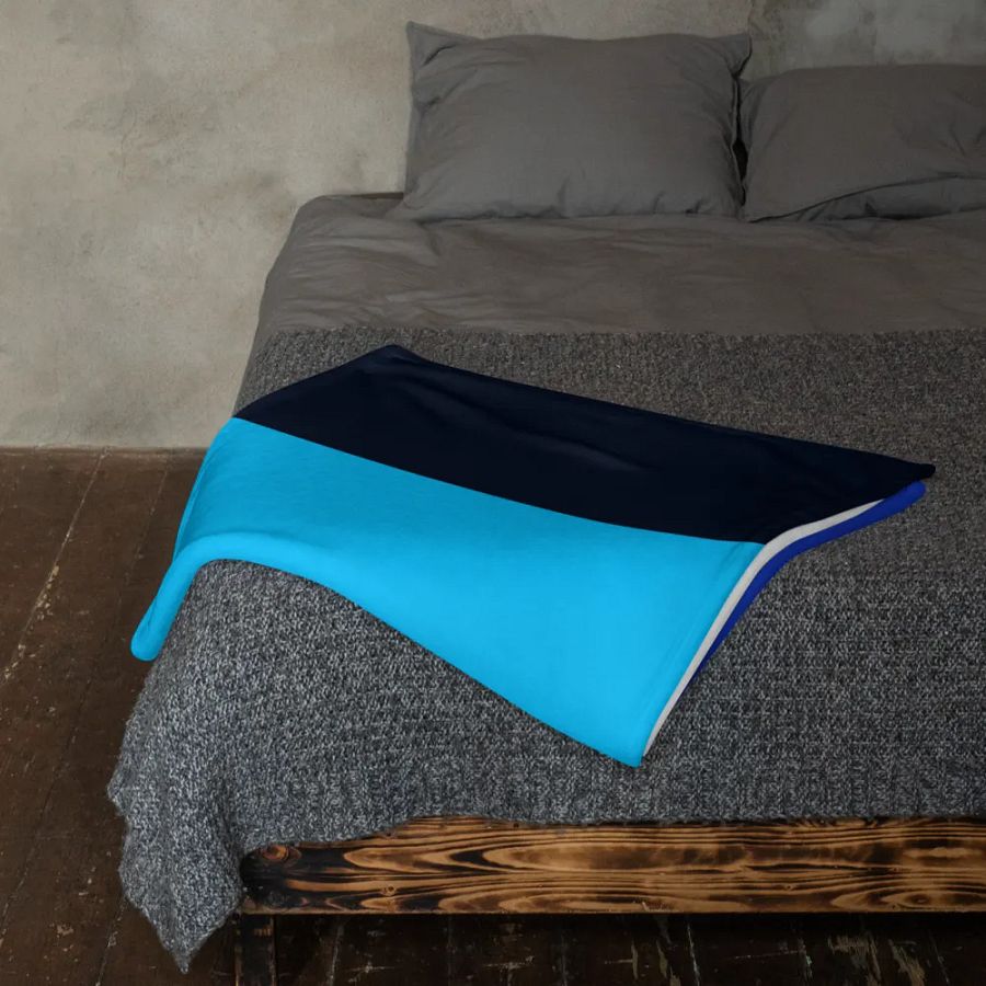 Blue Block Blanket - version 2 product image (11)