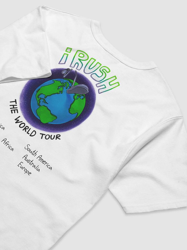 irush The World Tour T-Shirt (White and Grey) product image (1)