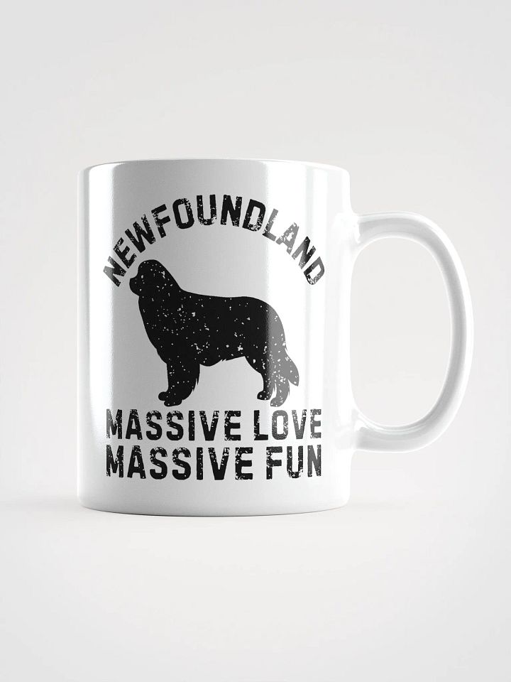Newfoundland Dog Silhouette Coffee Mug – Classic and Timeless product image (1)