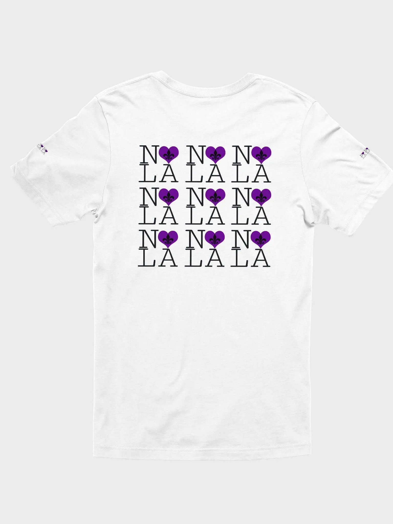 I LOVE NOLA **SUPERSOFT LEGACY TEE** (PURPLE HEART LEGACY BACK + SLEEVES) product image (14)