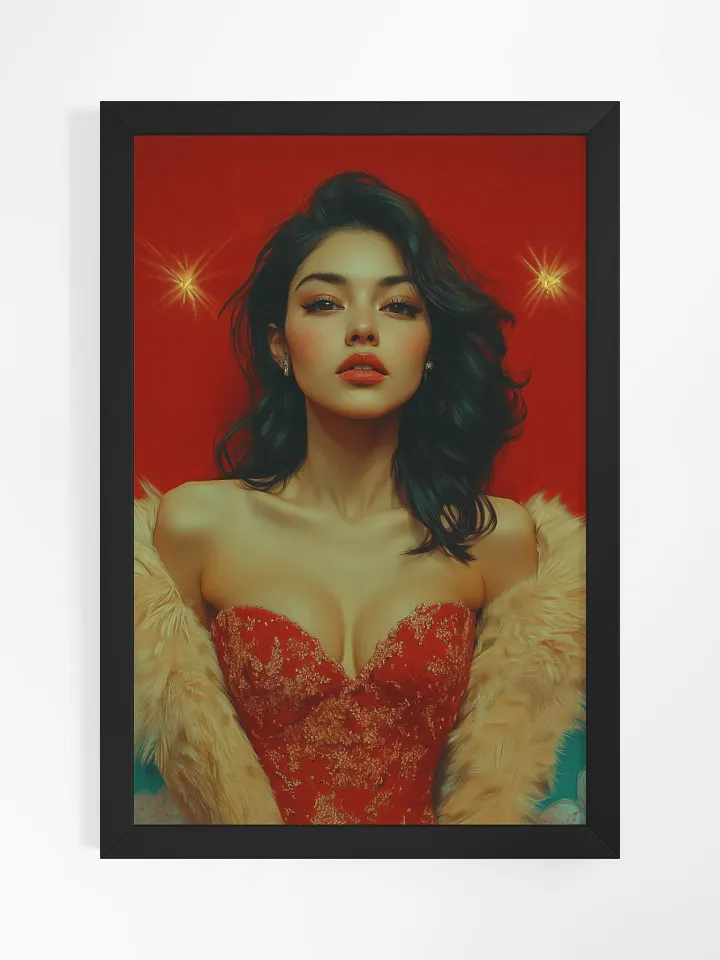 Golden Hour Glamour Poster - Framed product image (2)
