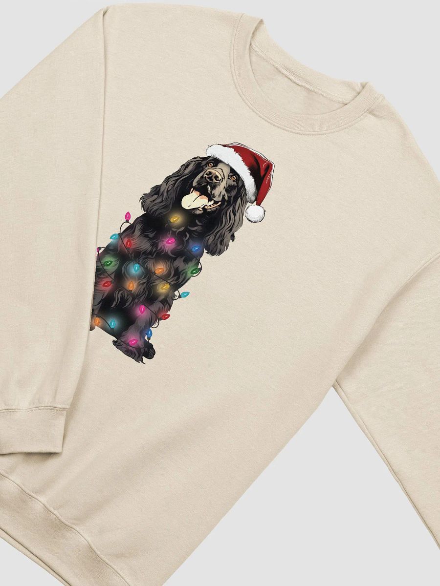 Funny Cocker Spaniel(Black) Christmas Sweatshirt for Cocker Spaniel Paw-rents product image (19)