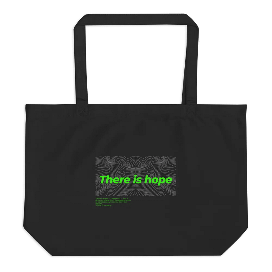 There is Hope Green Eco Tote product image (1)