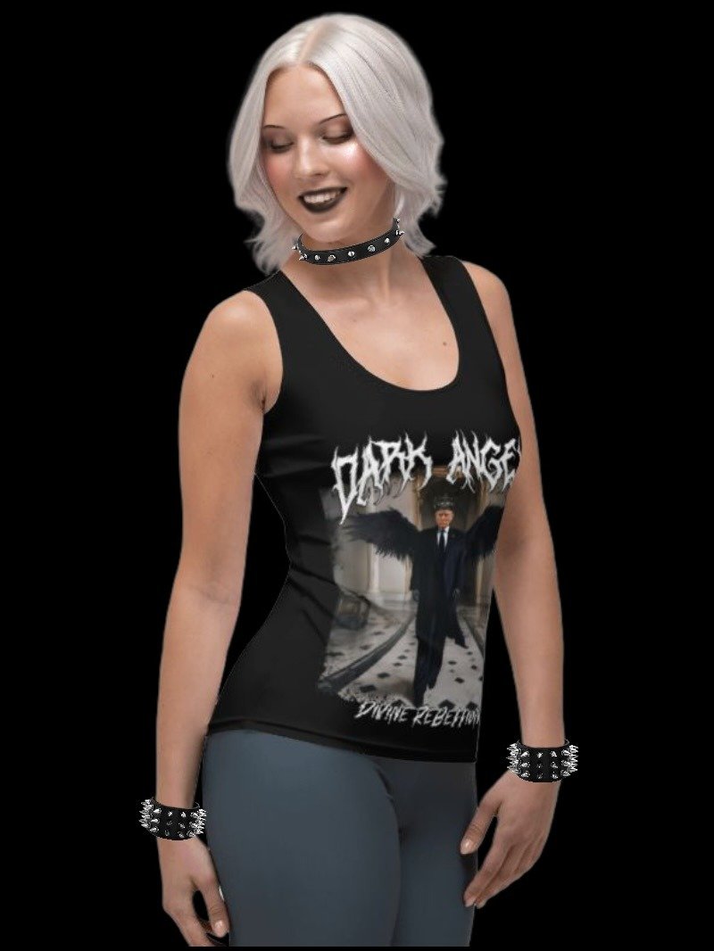 Political Humor Dark Angel Trump Womens Tank Top product image (2)