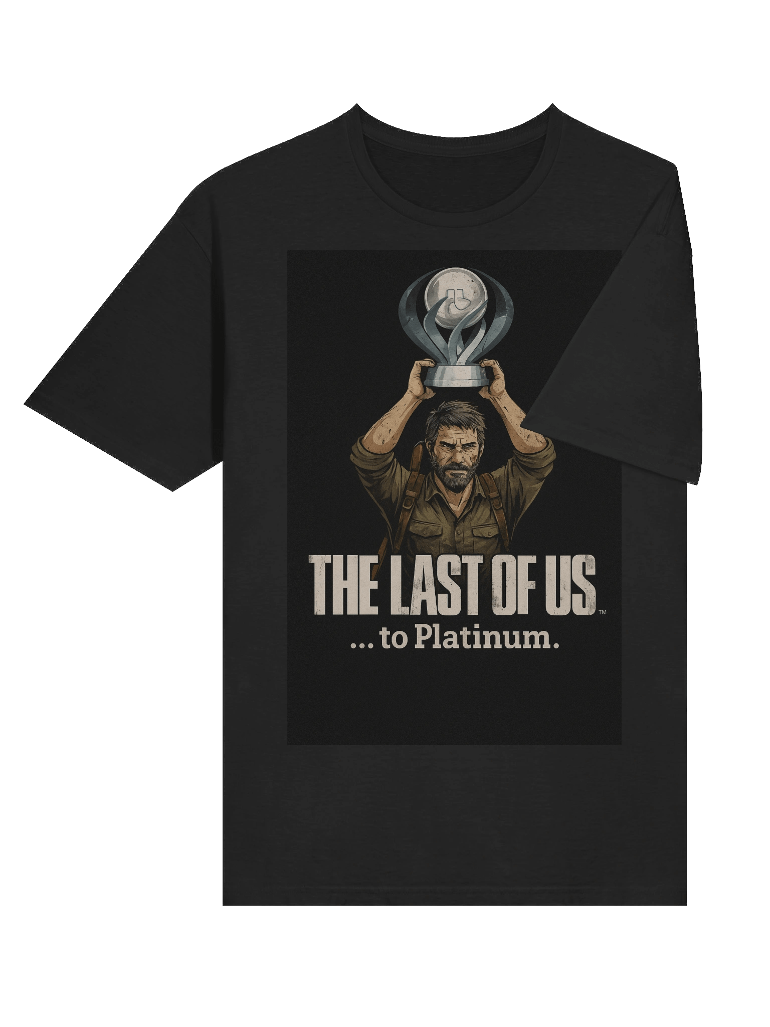 The Last of Us… to Platinum – PlayStation Trophy Hunter Gamer T-Shirt product image (6)