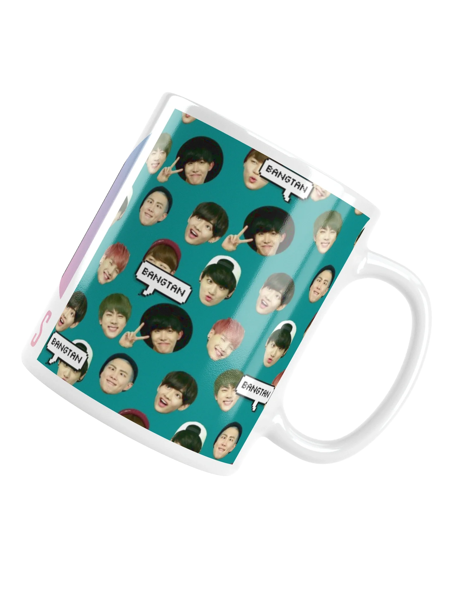 BTS Funny Faces Crescent Mug product image (5)
