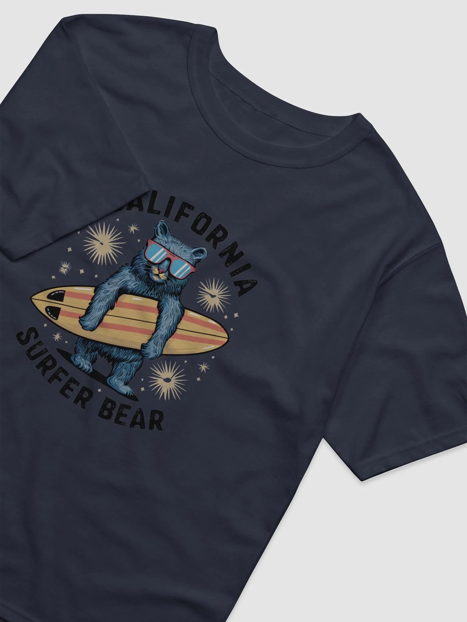 California Surfer Bear Champion T-Shirt product image (10)