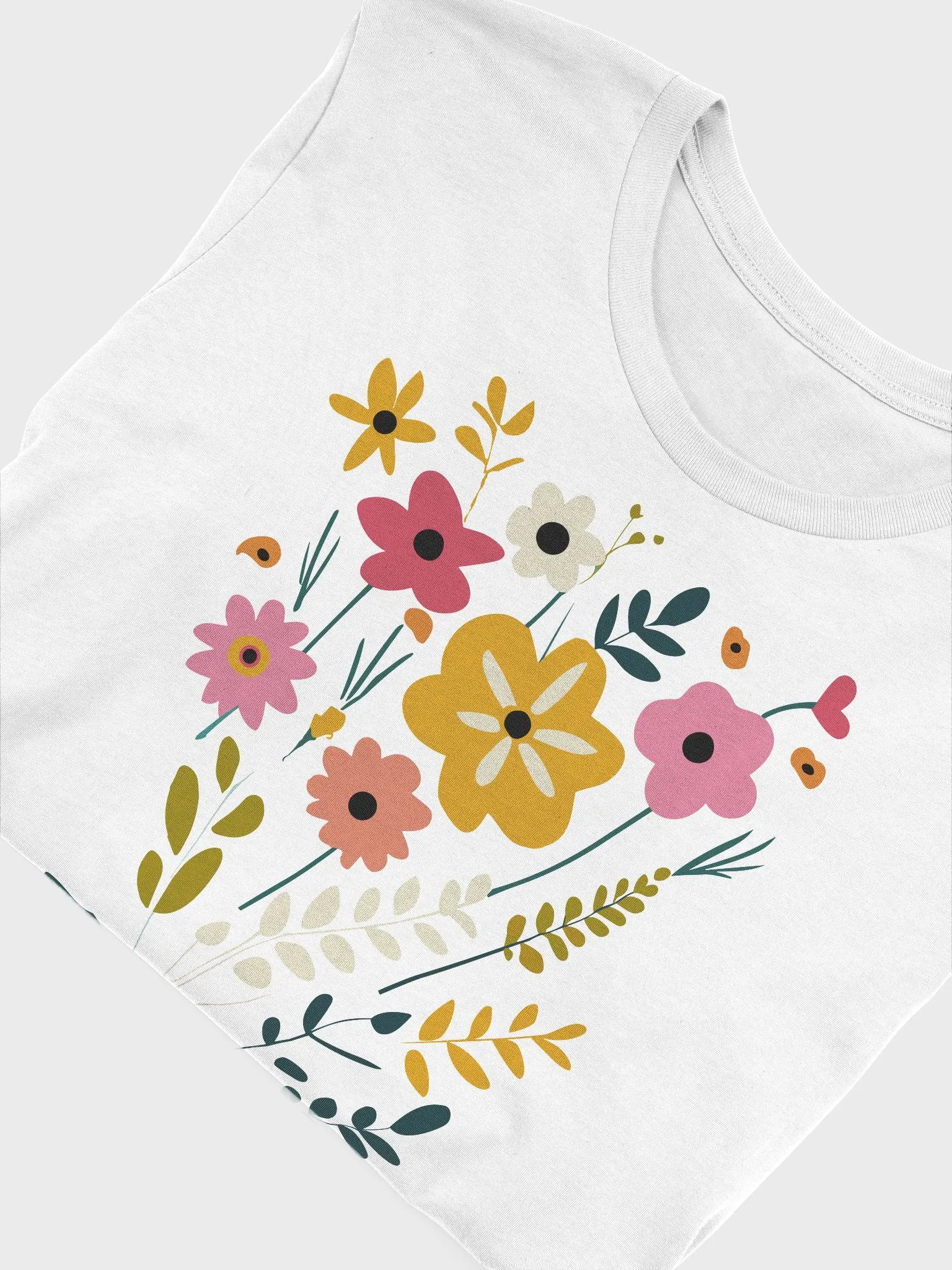 Cute Long Haired Dachshund Flowers Tshirt product image (8)
