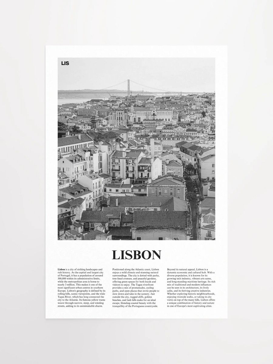 Lisbon 03 Newspaper Poster product image (9)