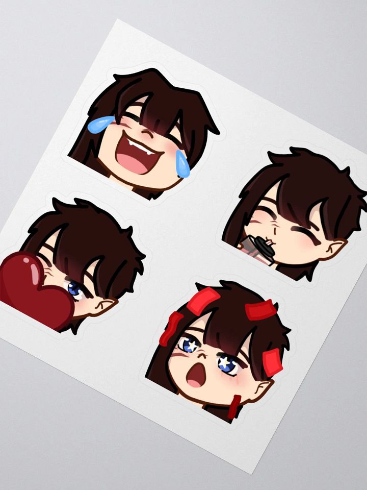 Chibi Cornell Emote Stickers! product image (4)