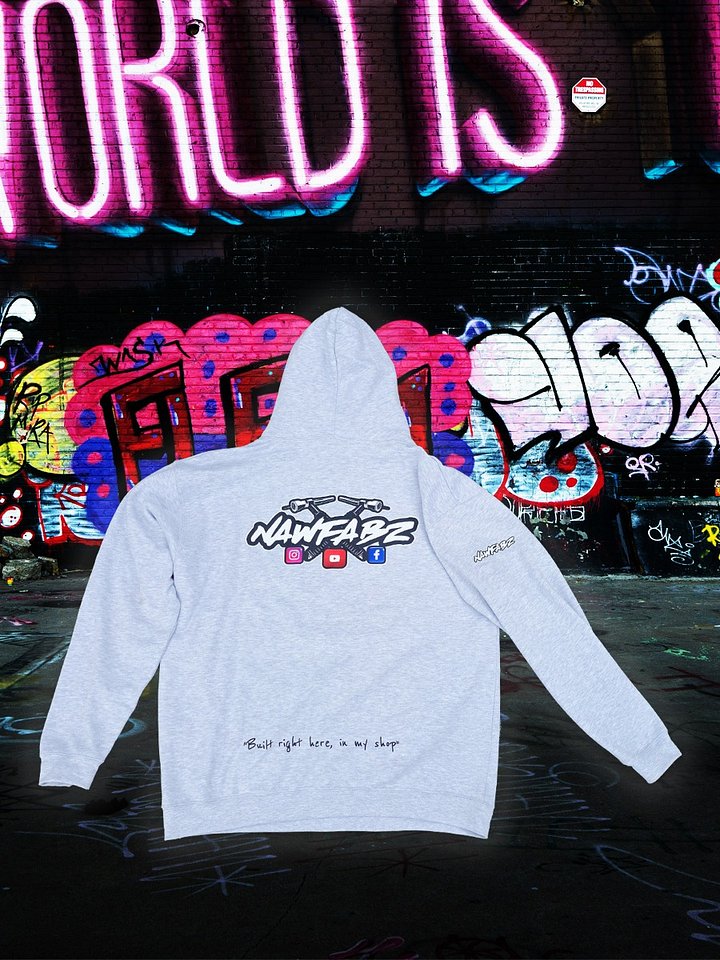 OG pullover nawfabz hoodie - Grey product image (1)
