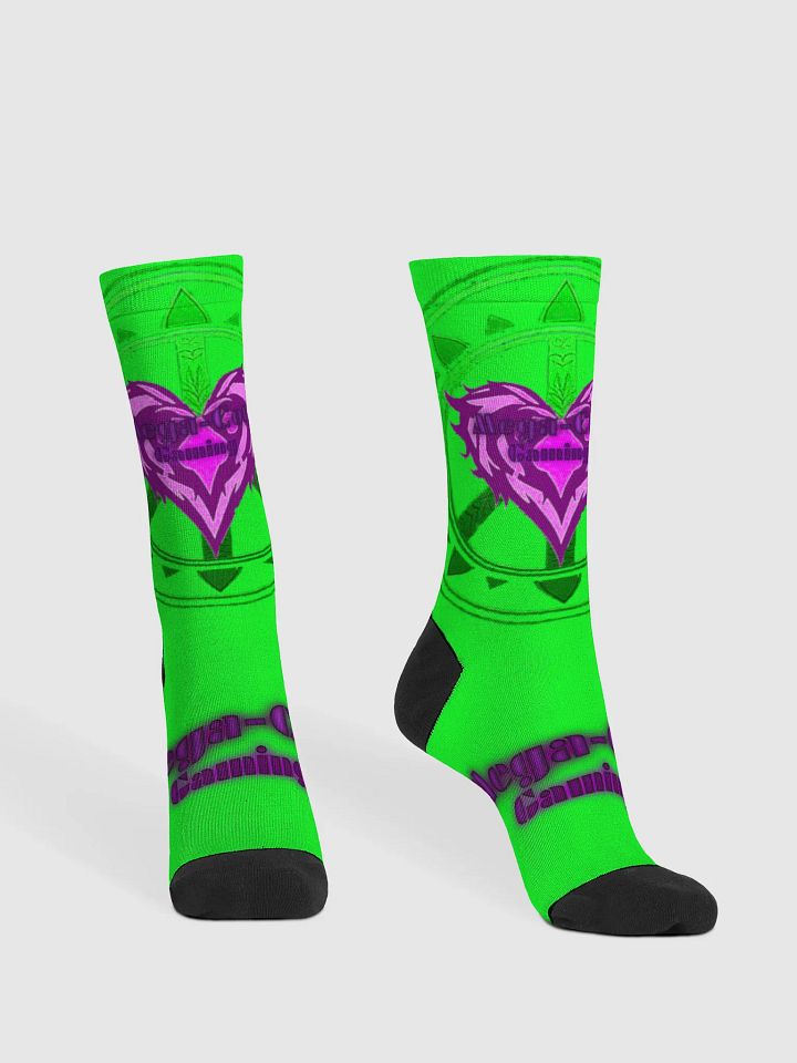 green and purple mega-corp socks product image (2)