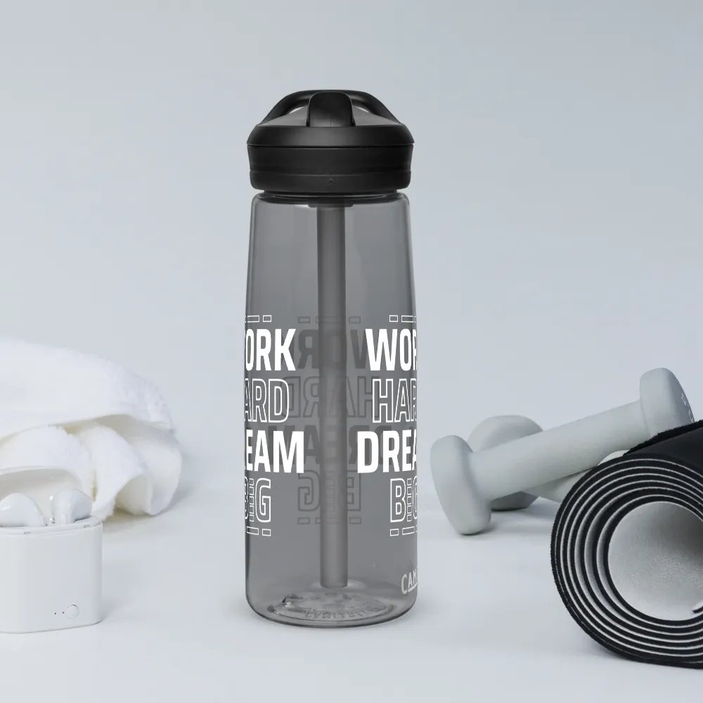 Work hard, Dream big | Sports water bottle product image (11)