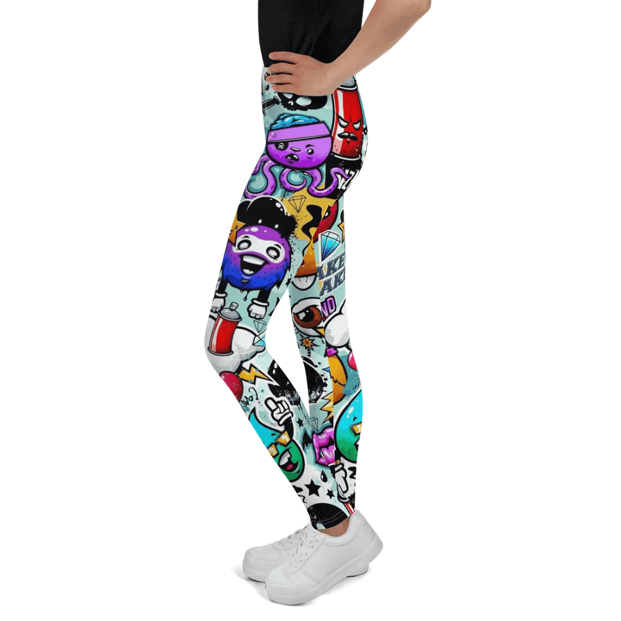 Kids Leggings – Poster Style Print for Trendy & Artistic Look product image (12)