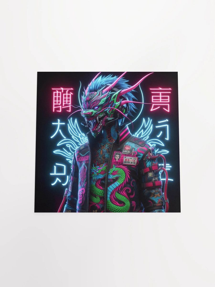 Neon Dragon Poster product image (12)