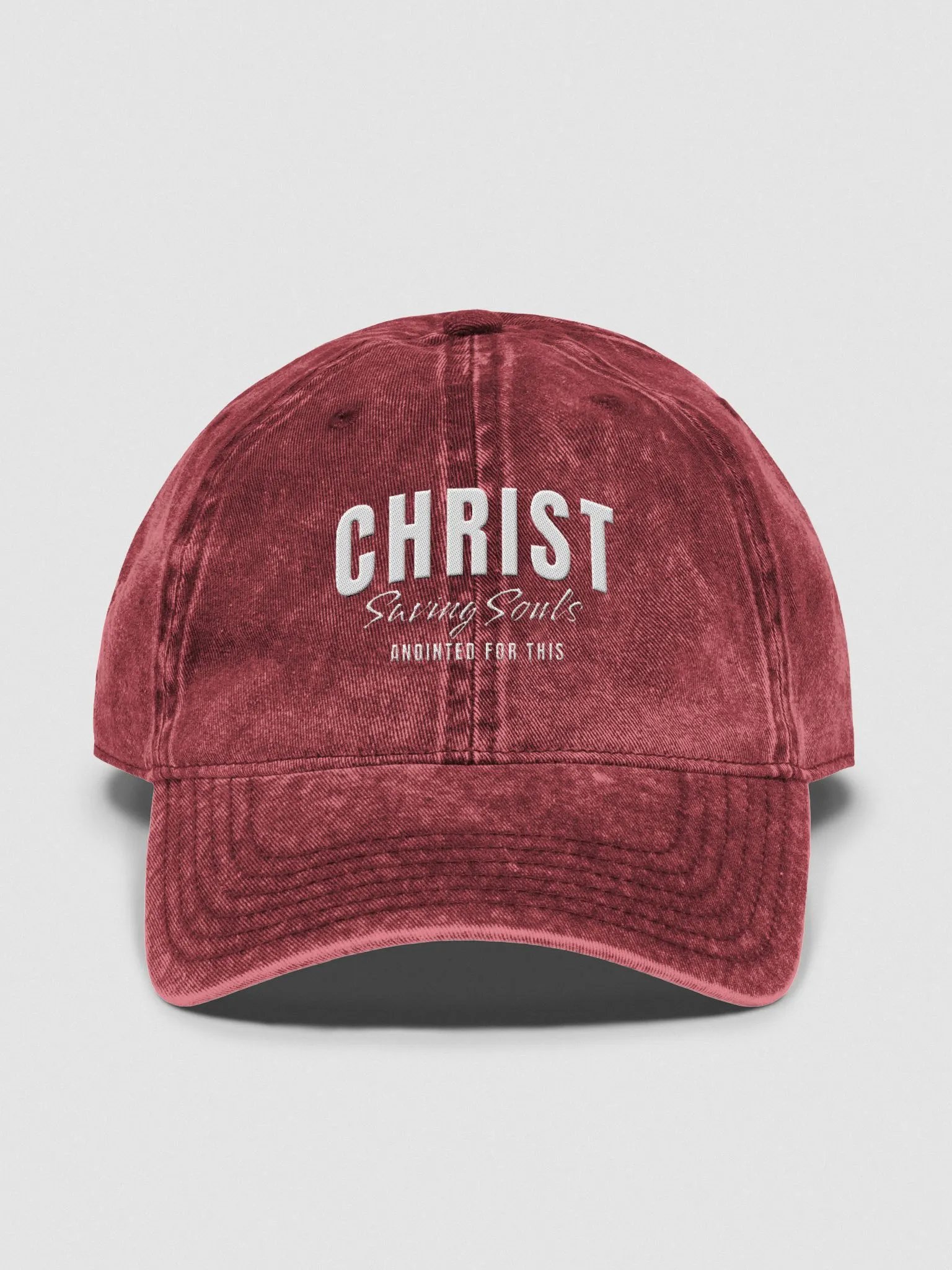 Maroon Saving Souls Vintage Wash Cap product image (1)