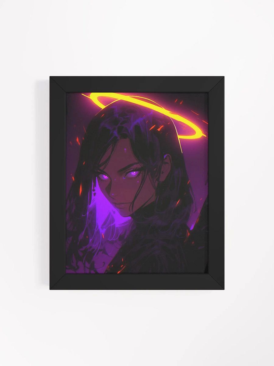 Framed Fallen Angel Ethereal Glow Matte Poster product image (50)