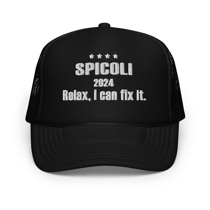 Spicoli Relax I Can Fix It - Embroidered Trucker Cap Hat product image (1)