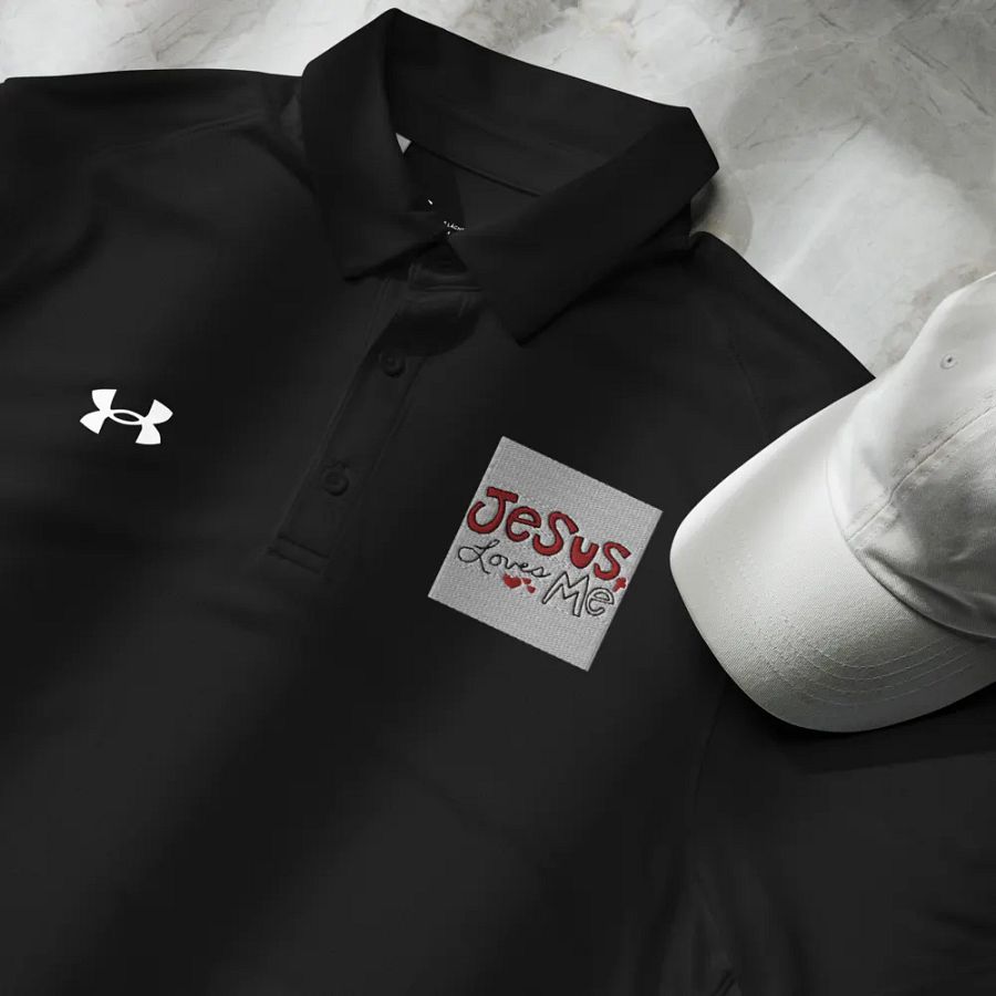 Jesus Loves Me Under Armour Tee Shirt product image (5)