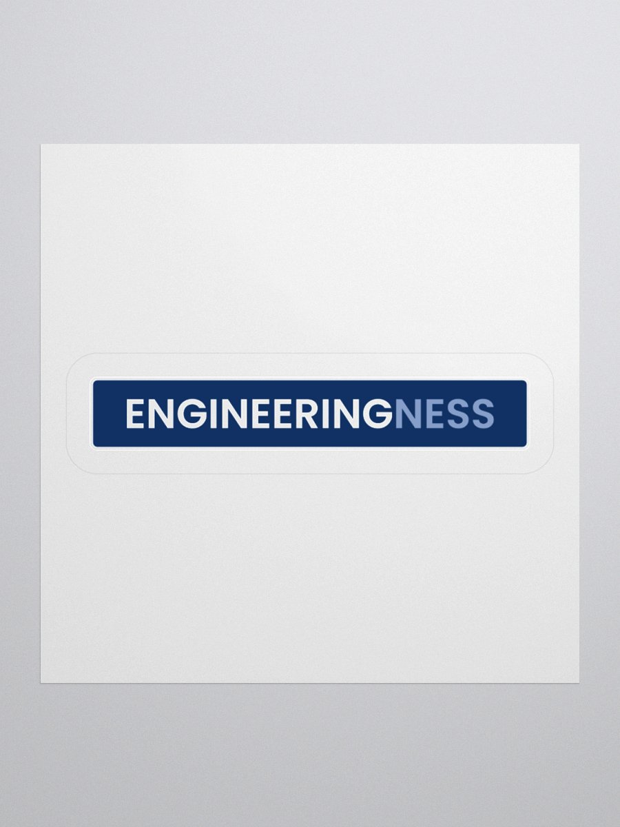 Engineeringness Official Logotype - Sticker product image (3)