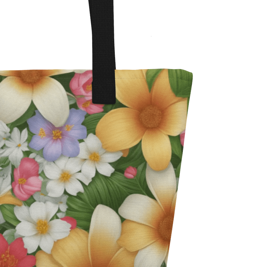 Bold Floral All Over Print Tote Bag product image (3)