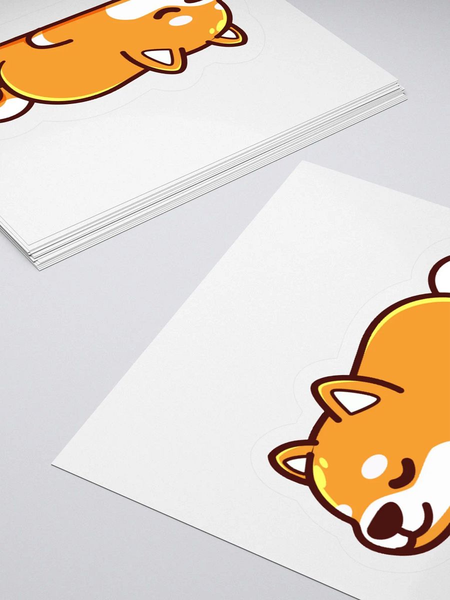 Sleepy shiba sticker product image (12)