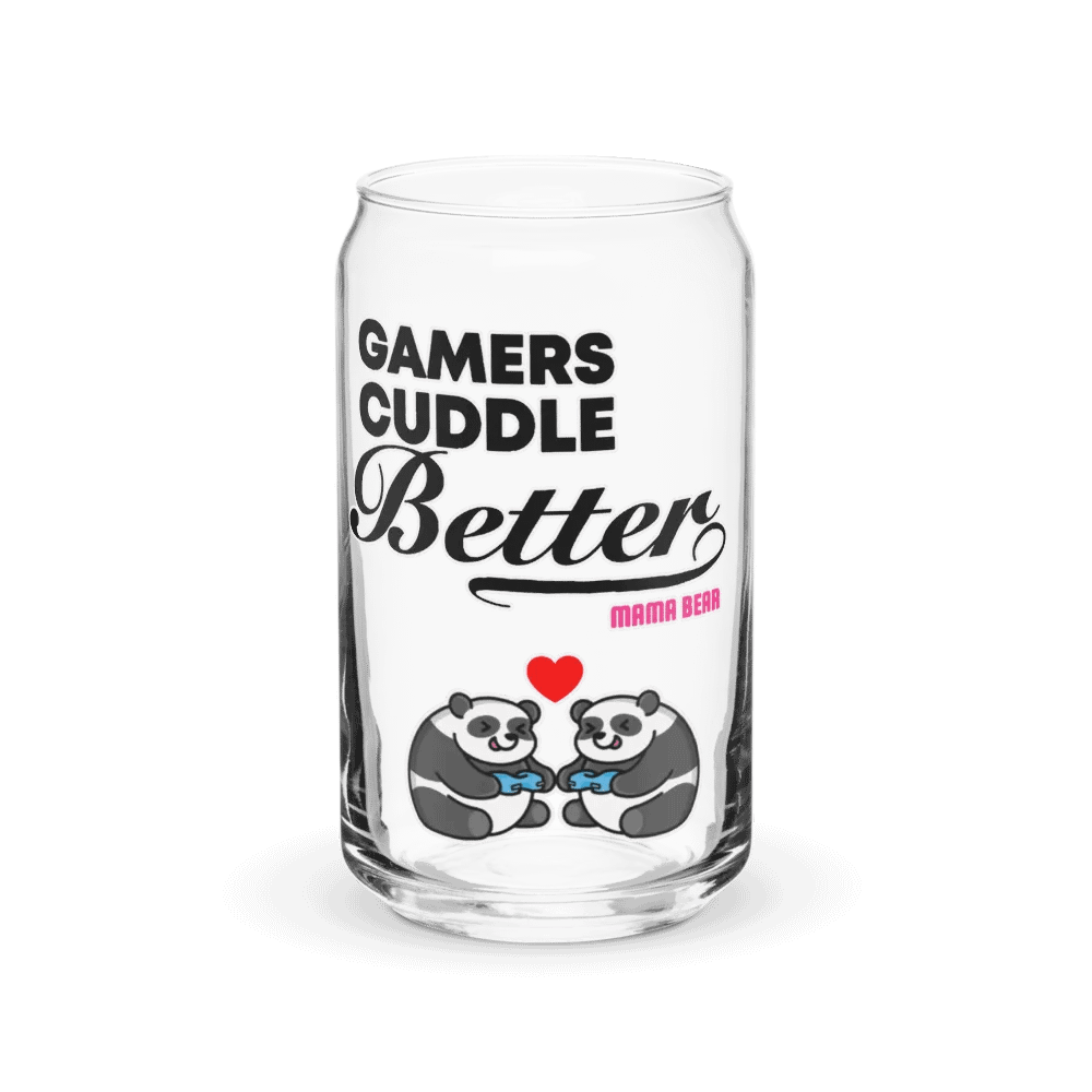 Gamers Cuddle Better Can-Shaped Glass product image (1)