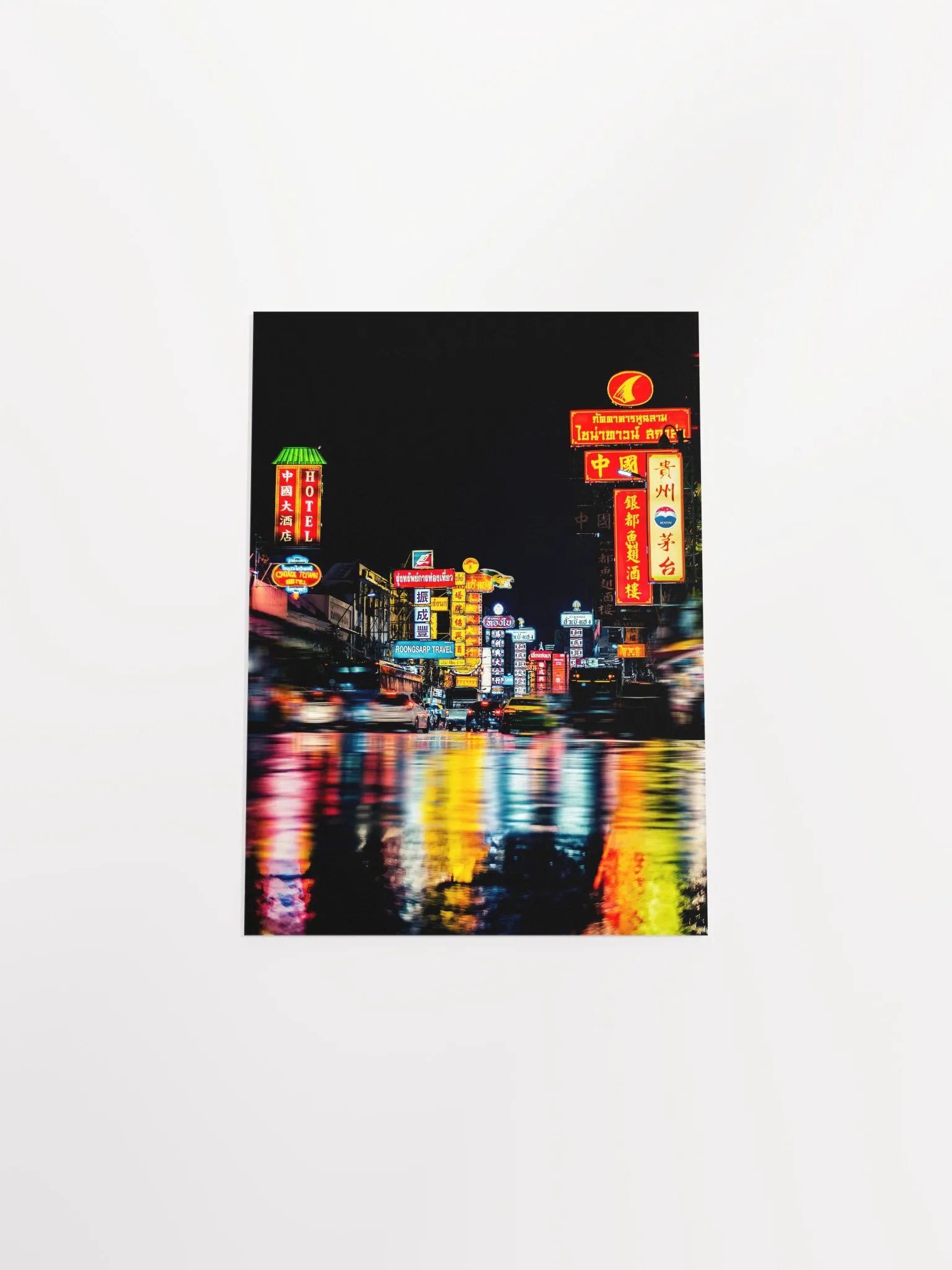 Neon night city: Thailand (synthwave/vaporwave/retrowave/cyberpunk) — aesthetic poster product image (9)