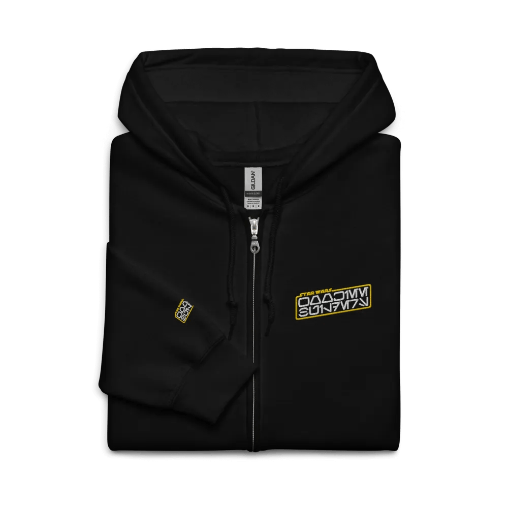 Wookiee Builders Logo Zip-Hoodie (Aurebesh) product image (4)