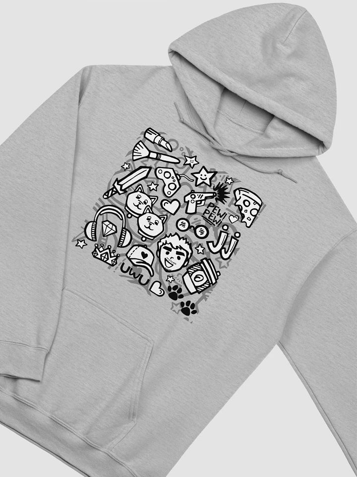 J-Doodle Sweatshirt (Heather Grey) product image (1)
