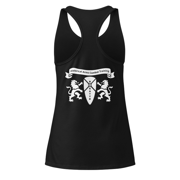 Women Racerback - white HACT logo on back product image (1)