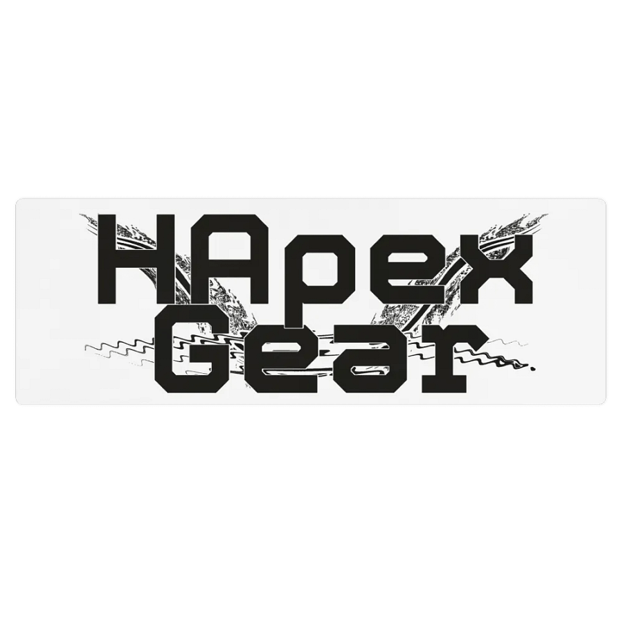 Black HApex Gear Black Logo Yoga Mat by Allcolor product image (1)
