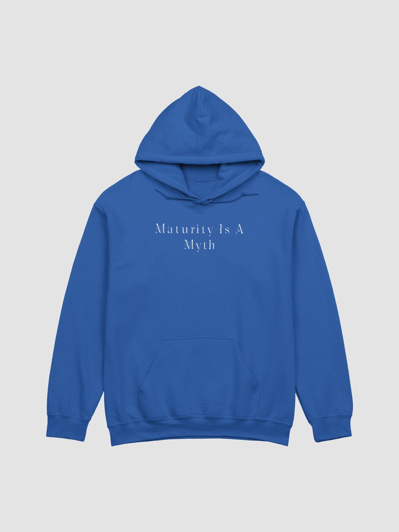 Maturity Is A Myth Royal Cursed Hoodie product image (1)