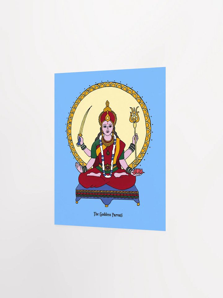 Goddess Parvati 8x10 Print product image (2)