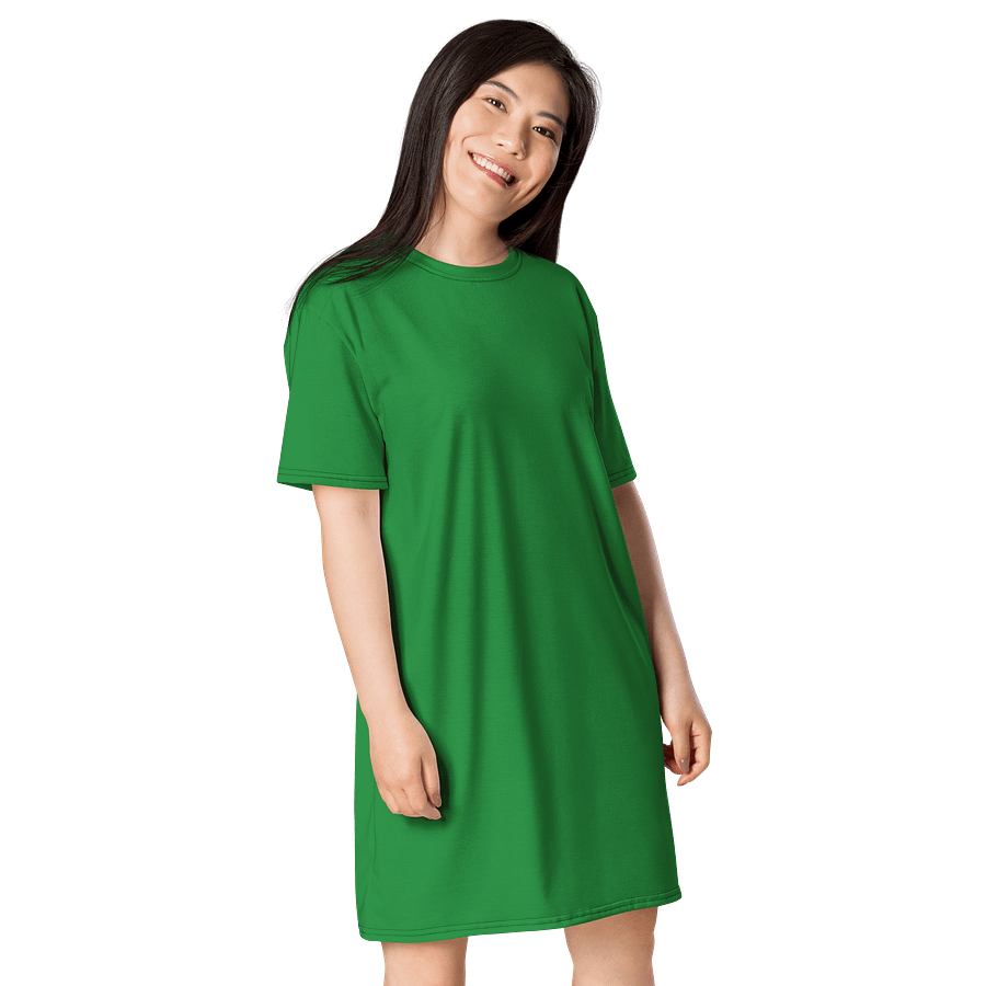 Oversized T-Shirt Dress - Serene Sea Green, Sizes 2XS-6XL product image (4)