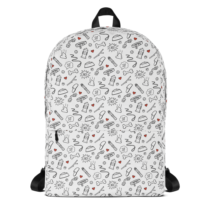 “Best Friend” Dog Lover Backpack - Red product image (1)