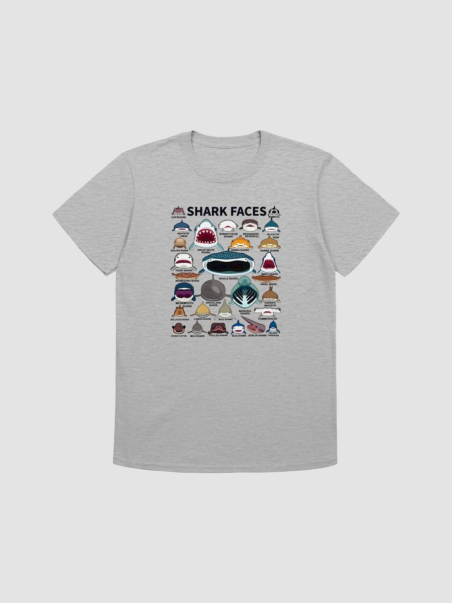 Shark Faces Unisex T-Shirt product image (2)