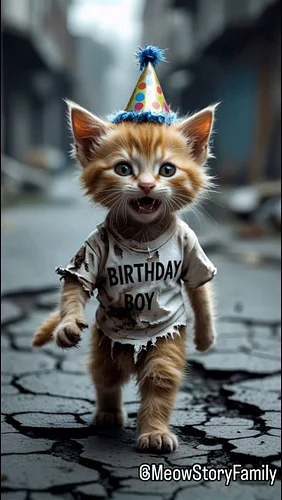 Mocked for Being Poor..😢💔 But He Worked Hard and Celebrated Big!❤️ #viral #cat #insta #instagood #catstagram #cats #poorcat #...