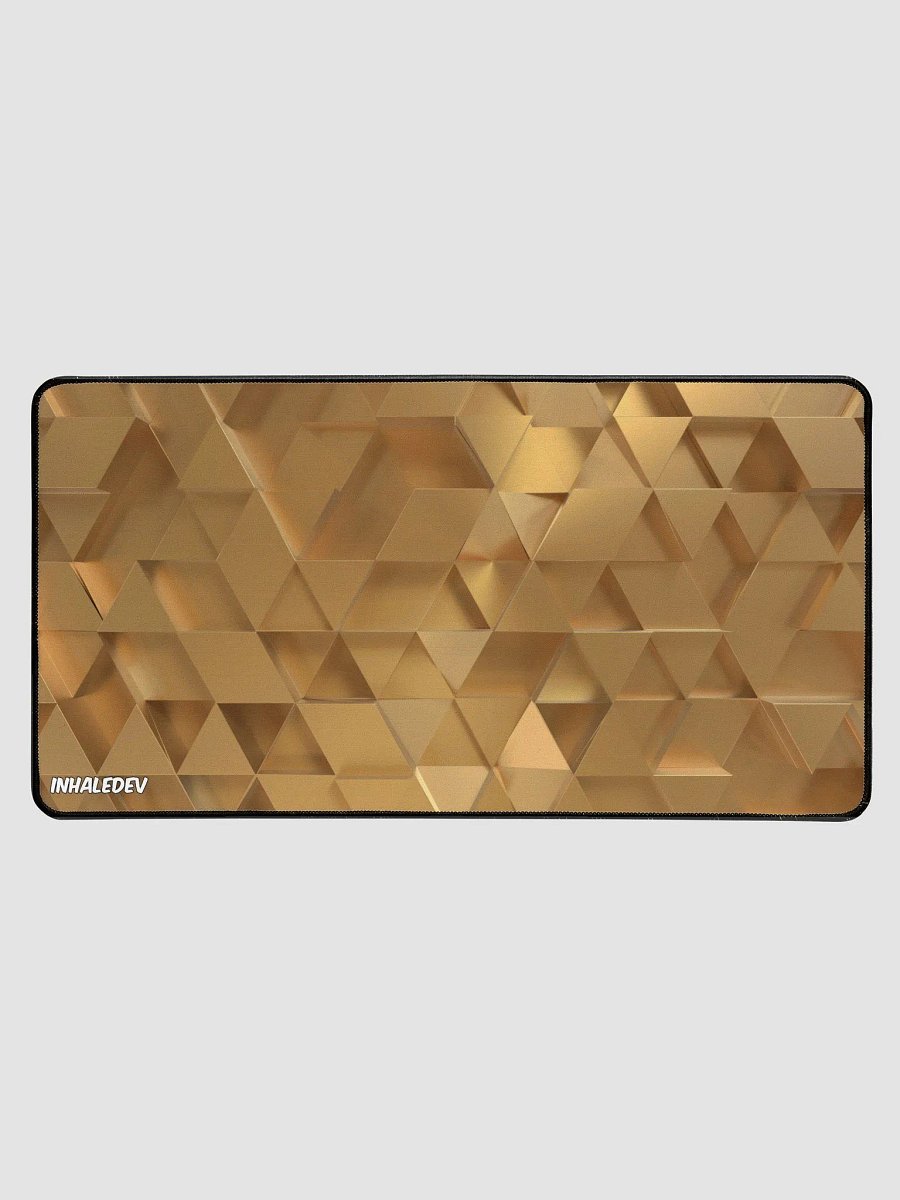 Gold Triangles- Desk Mat product image (1)