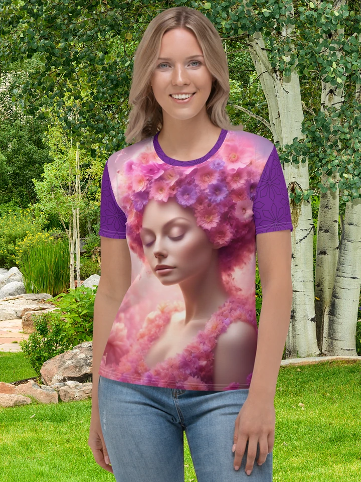 Pink Flower Girl T-Shirt product image (1)