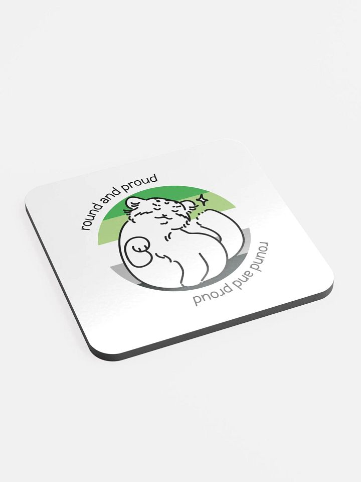 Round and Proud Aromantic Version - Coaster product image (2)