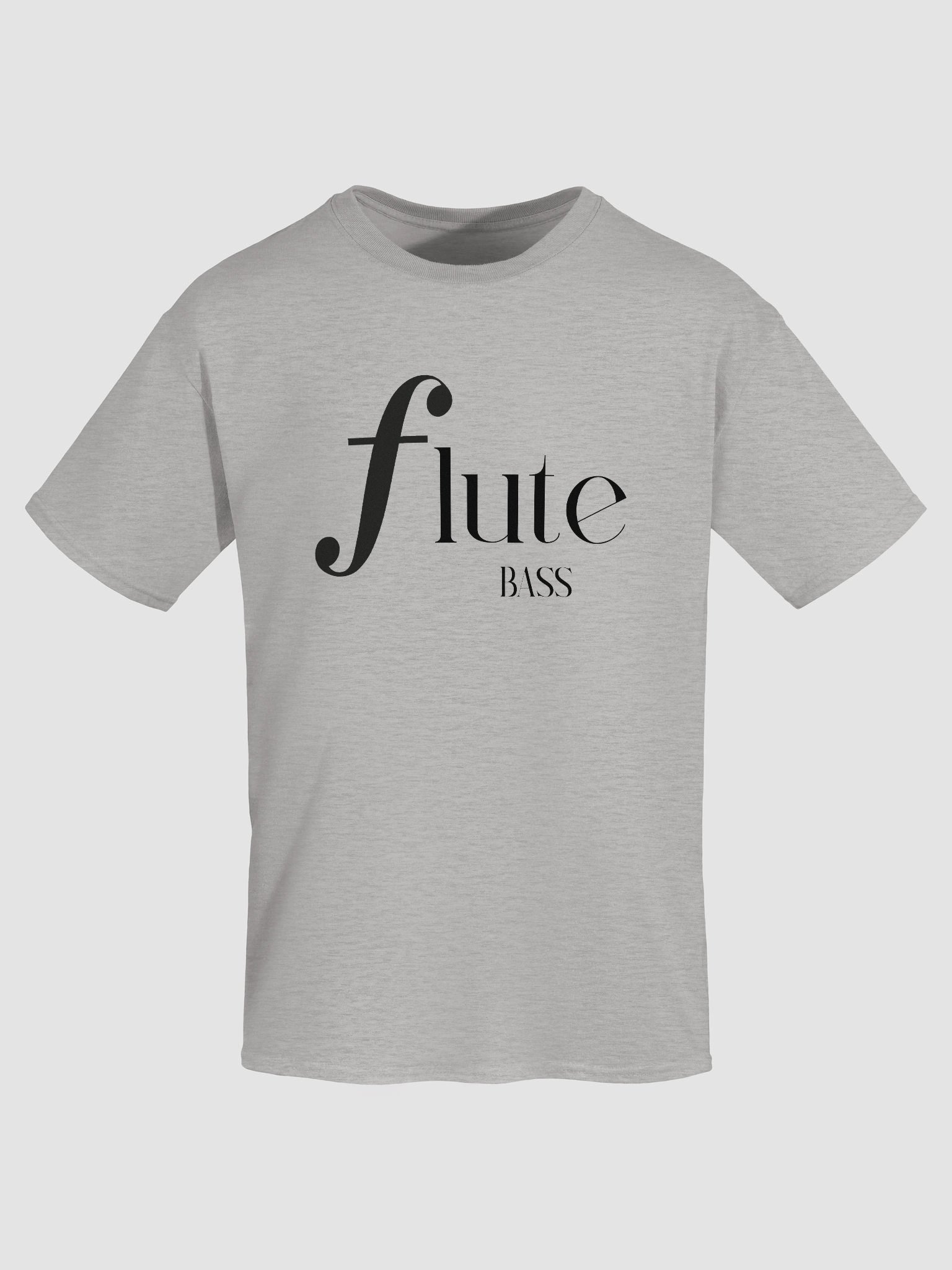 Forte Flute Tee - Black Letters - Bass - Unisex product image (7)