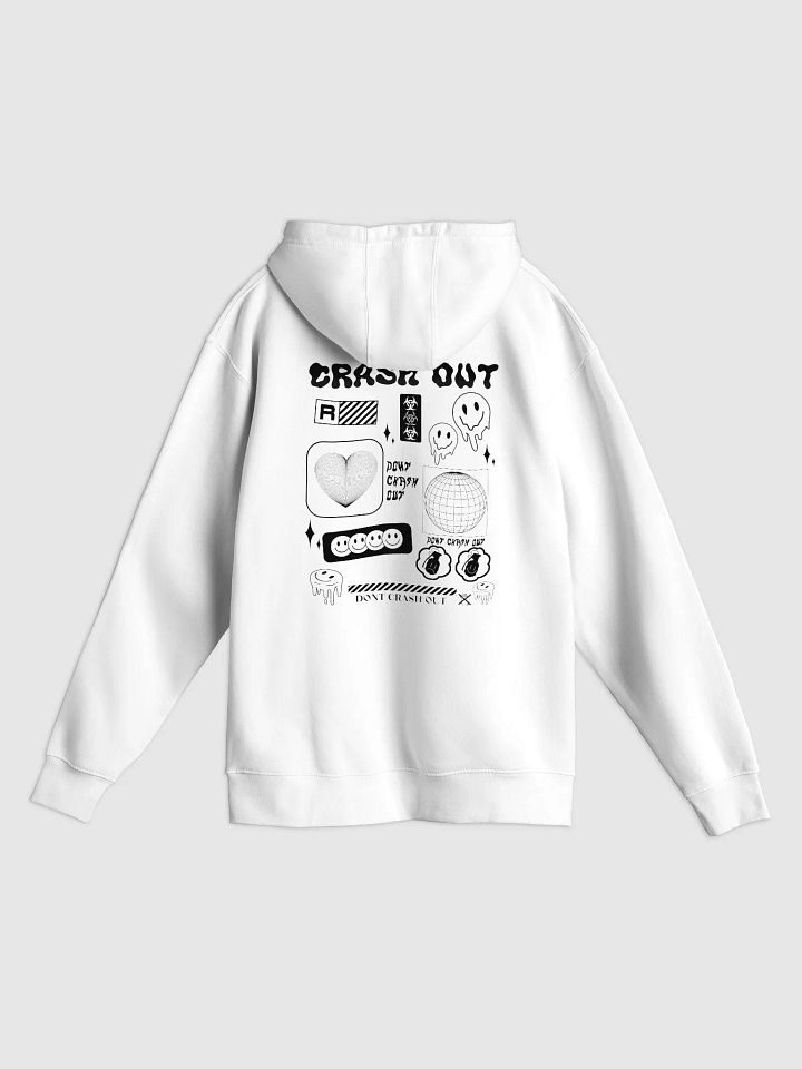 CRASH OUT HOODIE (BLACK) product image (1)