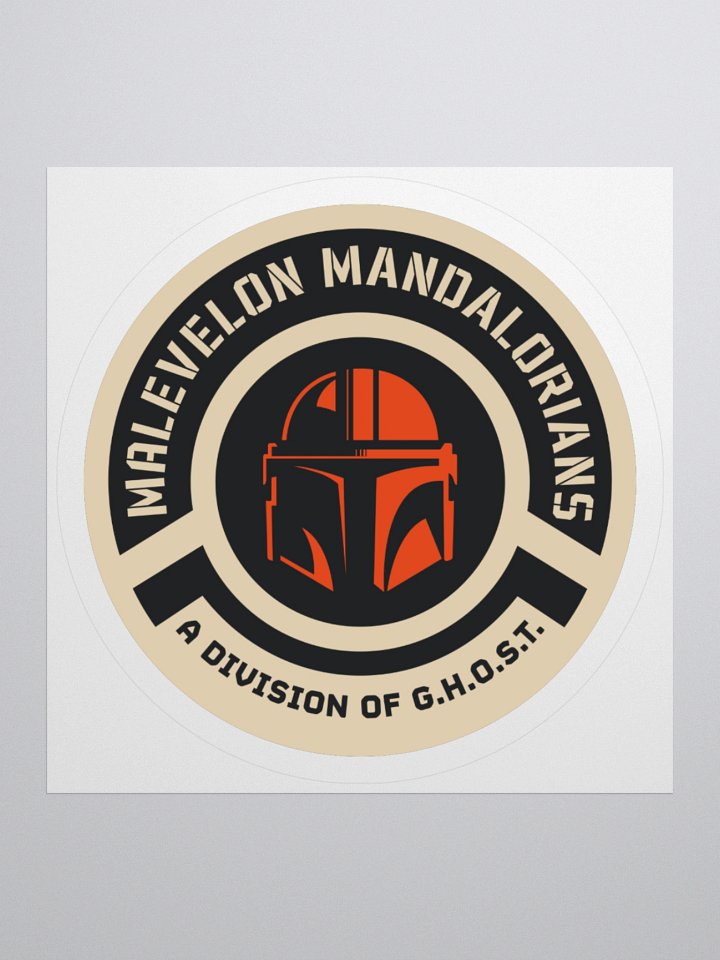 Malevelon Mandalorians Flat Sticker product image (2)