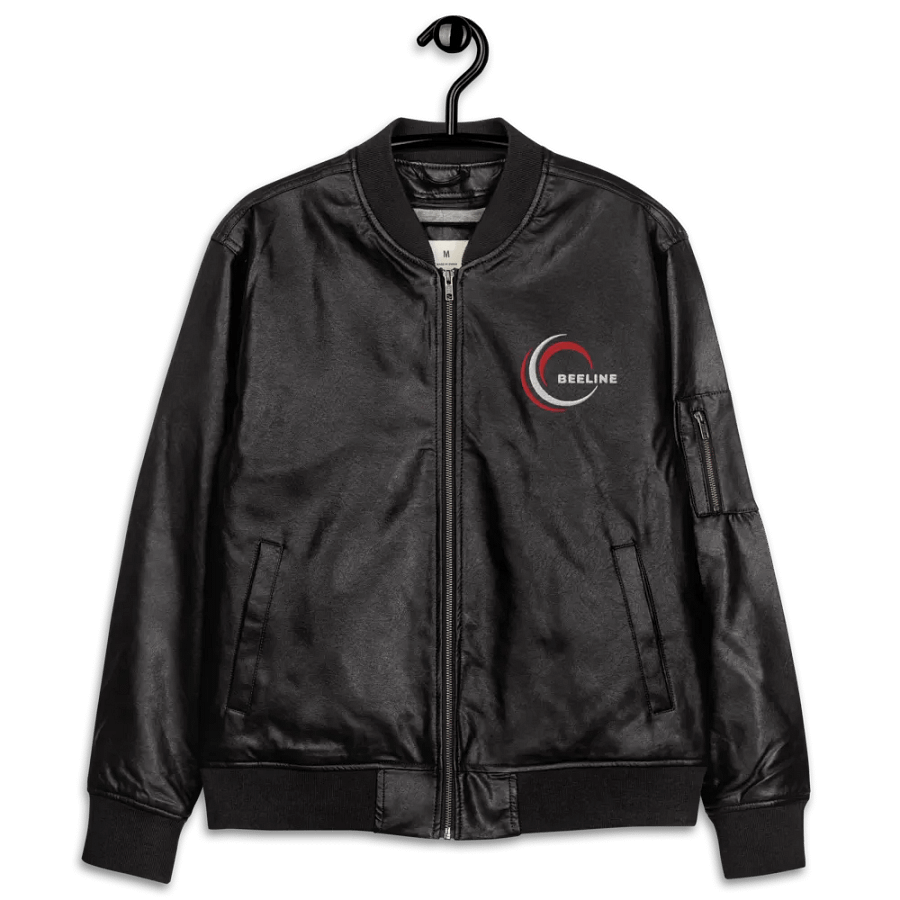 Beeline Black Leather Jacket product image (12)