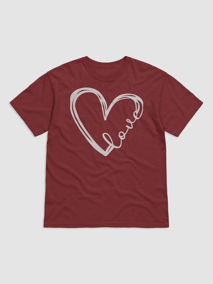 Simple Love Heart Tee product image (1)