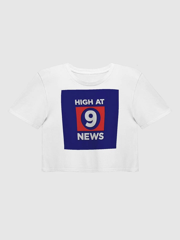 HA9N Official Logo Embroidered Premium Cropped T-Shirt product image (1)