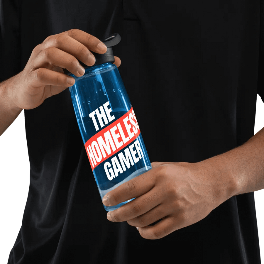 The Homeless Gamer Signature Sports Water Bottle product image (8)